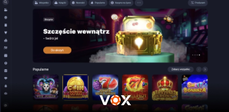 Vox Casino – setki slotów od topowych dostawców